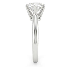 Afbeelding in Gallery-weergave laden, 1 Karaat Echt Diamanten Solitaire Verlovingsring Wit Goud 14K Ring Sieraden