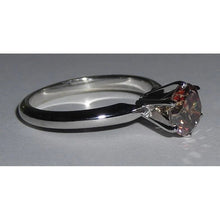 Afbeelding in Gallery-weergave laden, 1 Karaat Ronde Rode Robijn Verlovings Ring Solitaire Edelsteen