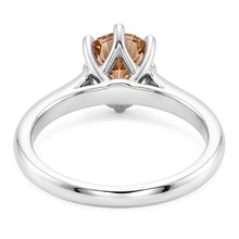 Afbeelding in Gallery-weergave laden, 1 karaat edelsteen Natuurlijke echte diamanten ( niet in een laboratorium gekweekt ) solitaire jubileumring