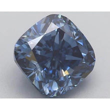 Afbeelding in Gallery-weergave laden, Blauwe Saffier Cushion Loose Sapphires Natural in Gold – vooraanzicht