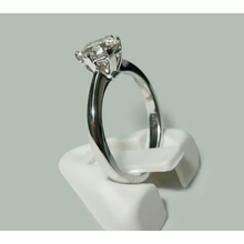 Afbeelding in Gallery-weergave laden, 1.50 Karaat Echt Diamanten Ring Solitaire Rond Wit Goud 14K Sieraden