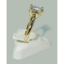 Afbeelding in Gallery-weergave laden, 1.51 Karaat Ovale Echt Diamanten Solitaire Ring Geel Goud 14K