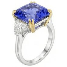 Afbeelding in Gallery-weergave laden, IGI GECERTIFICEERDE Gouden 10 Karaat Echte Saffier Ring