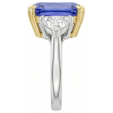 Afbeelding in Gallery-weergave laden, IGI GECERTIFICEERDE Gouden 10 Karaat Echte Saffier Ring