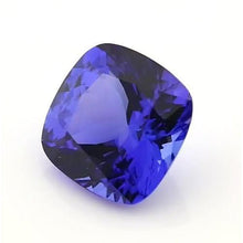 Afbeelding in Gallery-weergave laden, Blauwe Tanzaniet Loose Sapphires Natural 4 karaat Gold – hoekaanzicht
