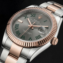 Afbeelding in Gallery-weergave laden, 126331 Rolex herenhorloge tweekleurige goudgrijze wijzerplaat, 18K