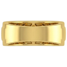 Afbeelding in Gallery-weergave laden, 14 kt geel goud 2 kt Diamanten ring voor heren, Nieuw