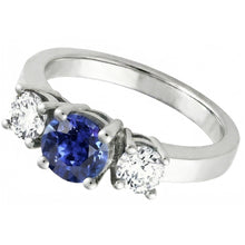 Afbeelding in Gallery-weergave laden, echte round diamant 2.50karaat ring close-up detail