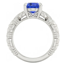 Afbeelding in Gallery-weergave laden, echte round diamant 1.90karaat ring profielweergave