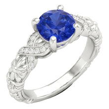 Afbeelding in Gallery-weergave laden, echte round diamant 1.90karaat ring vooraanzicht