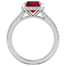 Afbeelding in Gallery-weergave laden, echte round diamant 3.80karaat ring op wit