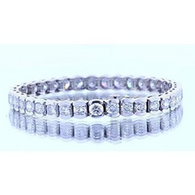 Afbeelding in Gallery-weergave laden, 16.45 Karaat Ronde Echt Diamanten Tennisarmband Wit Goud 14K