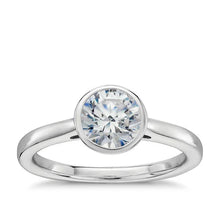 Afbeelding in Gallery-weergave laden, 1,20 Ct Ronde Ring Set Echt Diamanten Bruiloft Solitaire Ring Wit Goud 14K