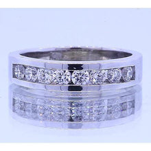 Afbeelding in Gallery-weergave laden, 1,20 Karaat Ronde Verjaardag Band Echt Diamanten Wit Goud 14K VS1 F