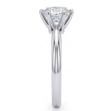 Afbeelding in Gallery-weergave laden, echte round diamant 1.25karaat ring profielweergave