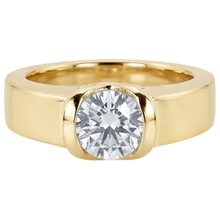 Afbeelding in Gallery-weergave laden, 1,50 Ct. Ring Heren Mooie Diamant Geel Goud