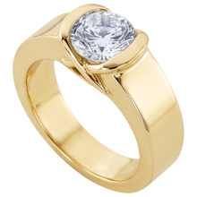 Afbeelding in Gallery-weergave laden, 1,50 Ct. Ring Heren Mooie Diamant Geel Goud