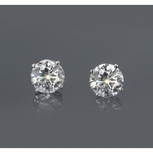 Afbeelding in Gallery-weergave laden, 1,50 Karaat Echt Diamant Vier Rieken Vrouw Stud Earring