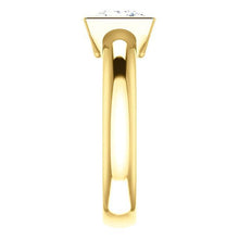 Afbeelding in Gallery-weergave laden, 1,51 Ct. Sparkling Princess Echt Diamant Solitaire Ring Bezel Set