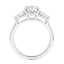 Afbeelding in Gallery-weergave laden, 1,61 Ct. Ovale Midden Echt Diamanten Vrouwen Ring 3 Stenen Sieraden Wit Goud Nieuw