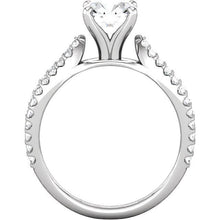 Afbeelding in Gallery-weergave laden, 1,97 Ct Ronde Echt Diamanten Geaccentueerde Ring Gespleten Schacht Damessieraden