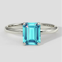 Afbeelding in Gallery-weergave laden, 1ct Neonblauwe Paraiba-ring