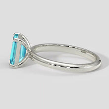 Afbeelding in Gallery-weergave laden, 1ct Neonblauwe Paraiba-ring