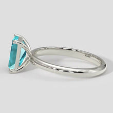 Afbeelding in Gallery-weergave laden, 1 karaat Paraiba Solitaire verlovingsring