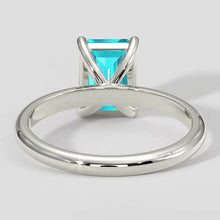 Afbeelding in Gallery-weergave laden, 1 karaat Paraiba Solitaire verlovingsring