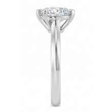 Afbeelding in Gallery-weergave laden, 2.25 Ct Solitaire Hartvormige uit de aarde gewonnen Diamanten Jubileumring Witgoud