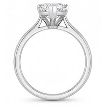 Afbeelding in Gallery-weergave laden, 2.25 Ct Solitaire Hartvormige uit de aarde gewonnen Diamanten Jubileumring Witgoud