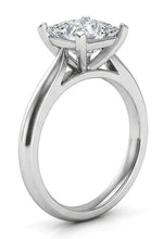 Afbeelding in Gallery-weergave laden, 2.25 Karaat Solitaire uit de aarde gewonnen Diamanten Jubileumring 14K Witgoud