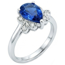 Afbeelding in Gallery-weergave laden, echte round diamant 2.30karaat ring vooraanzicht