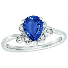 Afbeelding in Gallery-weergave laden, echte round diamant 2.30karaat ring zijaanzicht