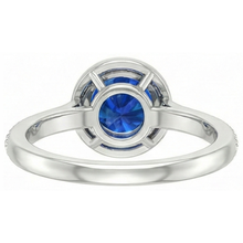 Afbeelding in Gallery-weergave laden, echte round diamant 2.5karaat ring op wit