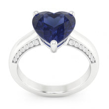 Afbeelding in Gallery-weergave laden, 2.50 Karaat Solitaire Ceylon Sapphire Ring Prong Set Witgoud