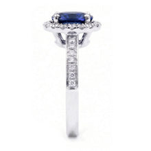Afbeelding in Gallery-weergave laden, echte round diamant 2.50karaat ring profielweergave