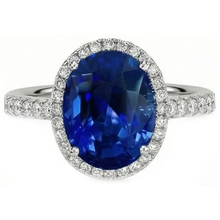Afbeelding in Gallery-weergave laden, echte round diamant 2.90karaat ring zijaanzicht
