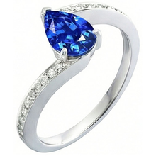 Afbeelding in Gallery-weergave laden, 2 Ct Saffierring