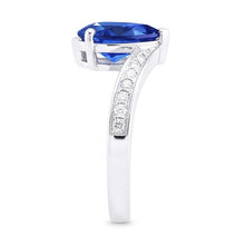 Afbeelding in Gallery-weergave laden, 2 Ct Saffierring