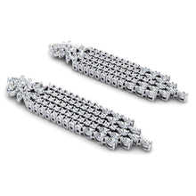 Afbeelding in Gallery-weergave laden, 2 Inch Kroonluchter Oorbellen Echt Diamanten