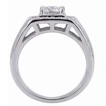 Afbeelding in Gallery-weergave laden, 2 Karaat Ronde Echt Diamanten Herenjubileumring Witgoud 14K Sieraden