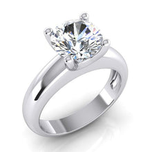 Afbeelding in Gallery-weergave laden, 2 Karaats Natuurlijk Diamant Solitaire Verlovingsring Voor Dames