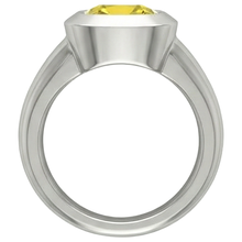Afbeelding in Gallery-weergave laden, 2 karaat Solitaire gele saffier ring gouden sieraden