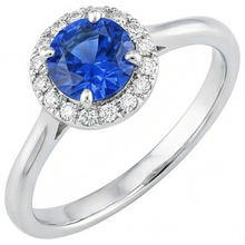 Afbeelding in Gallery-weergave laden, echte round diamant 2karaat ring vooraanzicht