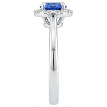 Afbeelding in Gallery-weergave laden, echte round diamant 2karaat ring bovenaanzicht