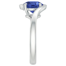 Afbeelding in Gallery-weergave laden, echte round diamant 2karaat ring op wit