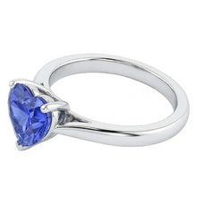 Afbeelding in Gallery-weergave laden, echte heart diamant 2karaat ring bovenaanzicht