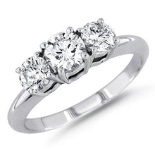 Afbeelding in Gallery-weergave laden, echte round diamant 2.20karaat ring vooraanzicht
