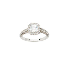 Afbeelding in Gallery-weergave laden, 2.31 Karaat Asscher Echt Diamant Solitaire Verlovingsring Sieraden Nieuw